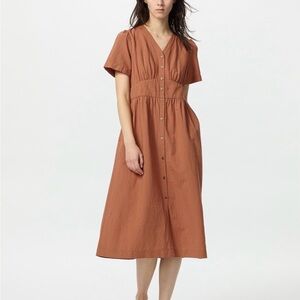 Uniqlo Linen Blend Dress